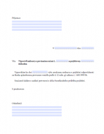 Univerzální vzor výpovědi pojistné smlouvy - řešení dohodou (před datem ukončení)